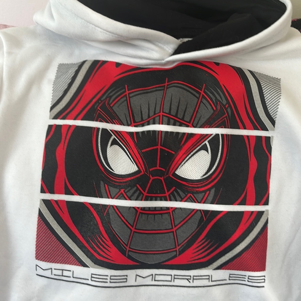 Spider-Man white hoodie